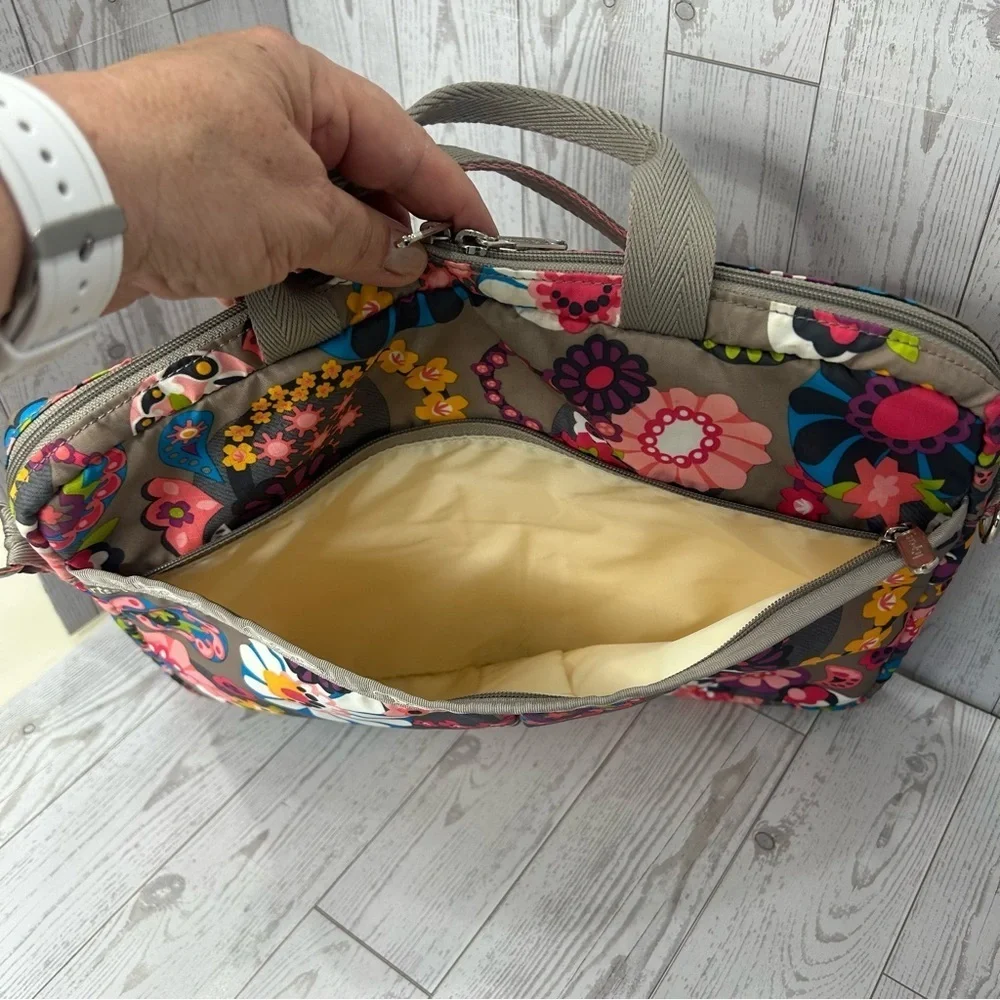 Le Sportsac Multicolor Floral Laptop Bag